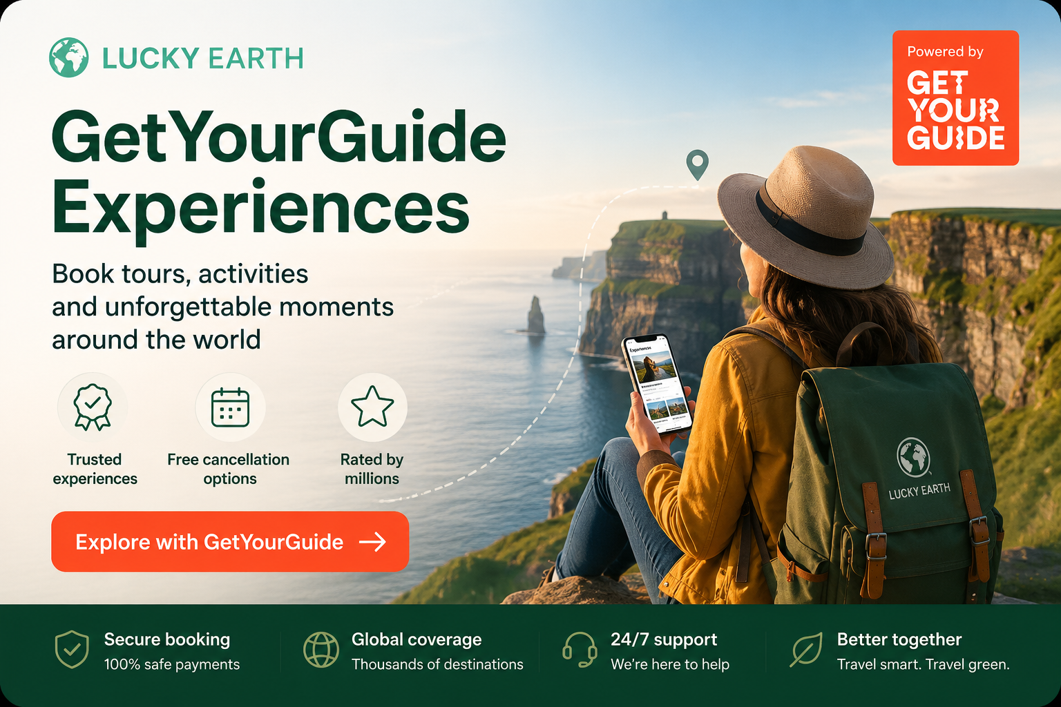 Find experiences — tours, tickets and activities